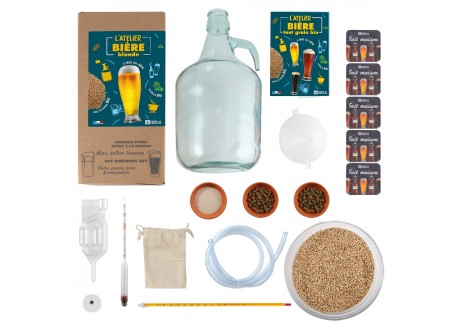 Radis et Capucine Coffret Brassage avec Malt en Grains Bière Blonde