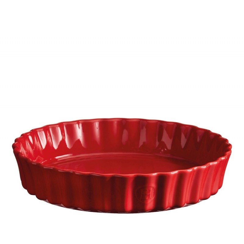Plat à tarte rouge 30 cm PEUGEOT - Culinarion