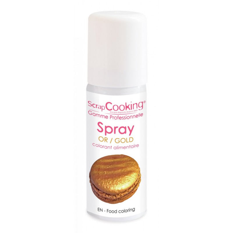 Spray colorant alimentaire ScrapCooking - Cuivré - 50 ml