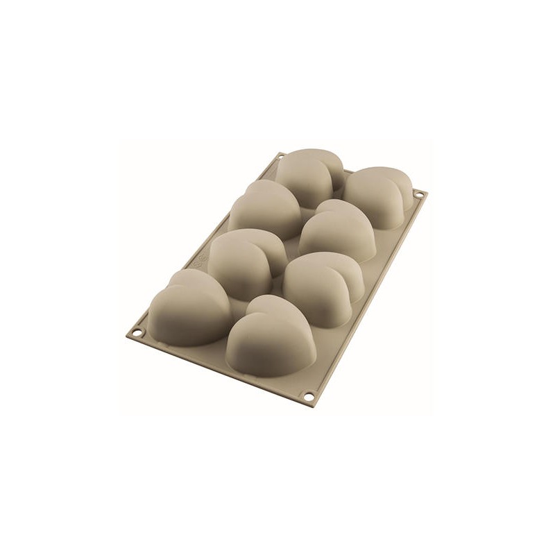 Silikomart 3Design Batticuore - moule silicone coeur 3D- 20,5 x 8