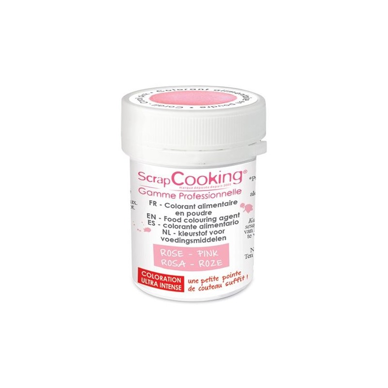 Spray colorant or rose Magic poudre 7g colorant alimentaire de