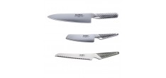 G2561 Set 3 Couteaux Chef 20 cm + Santoku 14 cm + Pain 16 cm 