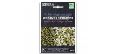 Sachet Graines à Germer Haricot Mungo / Soja Vert Bio 50 g 