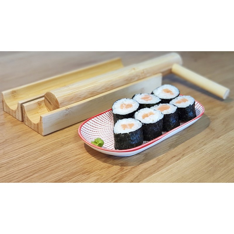 Machine a Sushi Appareil à Sushi Bazooka Sushi Appareil à Sushis et Makis à  Piston Outil de Cuisine Parfait pour Sushis(Bleu)
