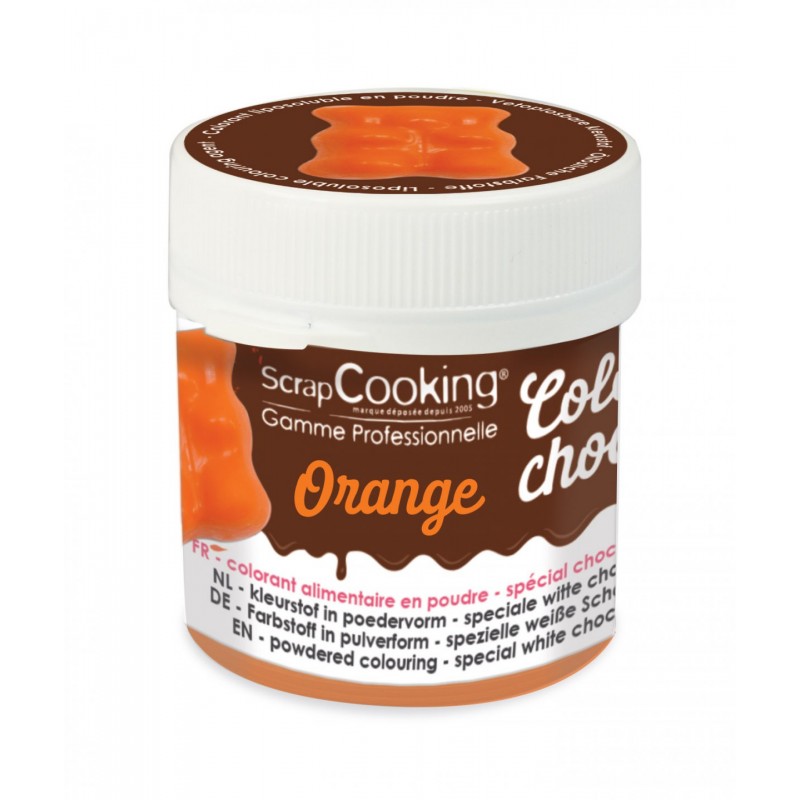 Scrapcooking - Colorant Poudre Orange (ou Orange Mandarine) 5 g - Les  Secrets du Chef