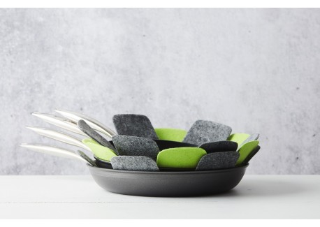 Point-Virgule Matériel de cuisine accessoires Protège poêle 3pc