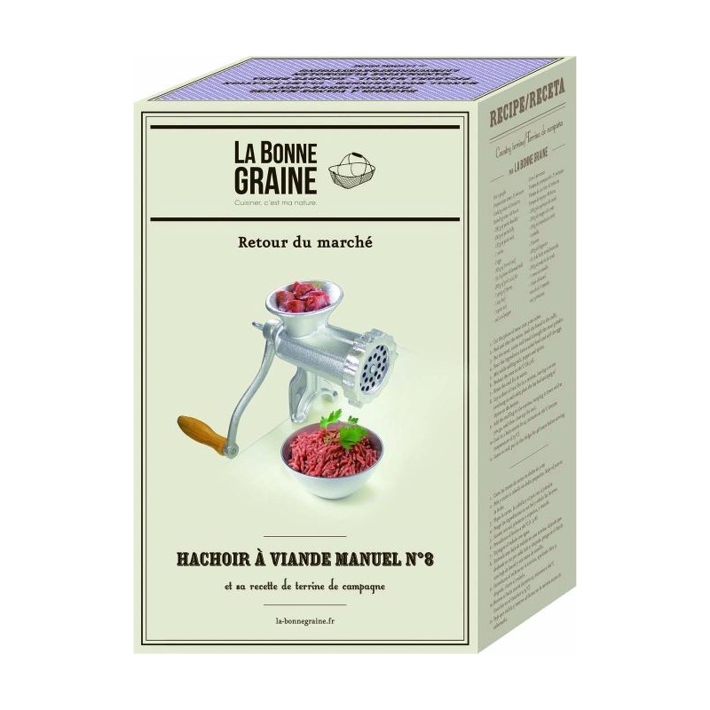 Sans Marque Mini Hachoir Manuel - A 3 Lames Inox - Pour Fruits