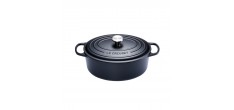 Signature Ovale Gietijzeren Stoofpot 4,7 L Mat Zwart (29 cm)