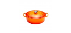 Cocotte Fonte Signature Ovale 4,7 L Orange Volcanique (29 cm)