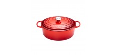 Cocotte Fonte Signature Ovale 4,7 L Rouge Cerise (29 cm)