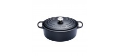 Cocotte Fonte Signature Ovale 6,3 L Noir Mat (31 cm)