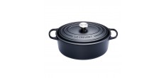 Signature Ovale Gietijzeren Stoofpot 8,9 L Mat Zwart (35 cm)