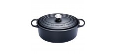 Cocotte Fonte Signature Ovale 13,9 L Noir Mat (40 cm)