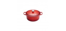 Cocotte Fonte Signature Ronde 1,8 L Rouge Cerise (18 cm)