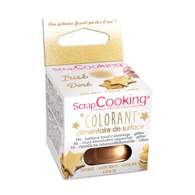 Scrapcooking - Gel colorant alimentaire rouge 20 g + Poudre