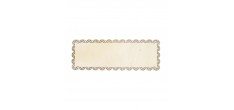 Support à Gâteaux Rectangulaire en Bois 36x13 cm 