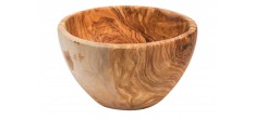 Saladier Rond Bois d'Olivier 22 cm