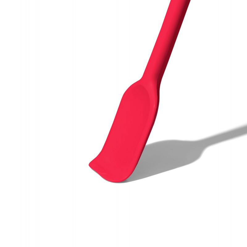 Oxo Good Grips - Spatule Cuillère Silicone 30 cm Rouge - Les Secrets du Chef