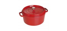 Cocotte Fonte Ronde 28 cm Rouge Cerise 6,7 l 