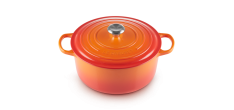 Cocotte Fonte Signature Ronde 4,2 L Orange Volcanique (24 cm)