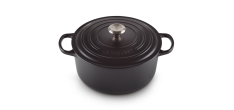 Signature Ronde Gietijzeren Stoofpot 4,2 L Mat Zwart (24 cm)