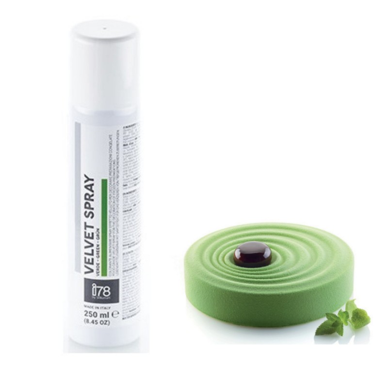 Spray colorant effet velours vert 250 ml - colichef