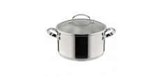 Icona Casserole Inox 18 cm 2,6 L avec Couvercle 