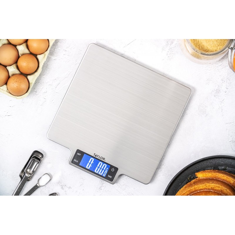 Balance de Cuisine Digitale en Acier Inoxydable - 5/10kg, Pèse
