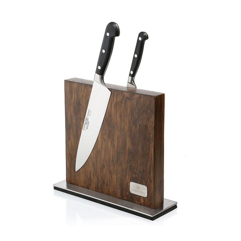 Rangement en bois de présentation pour couteaux de cuisine