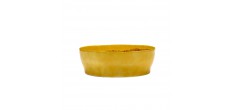 Ottolenghi Feast Saladier Sunny Yellow Swirl - Stripes Rouge 28,5 cm 