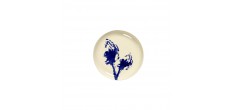 Ottolenghi Feast Assiette Blanche Artichaut Bleu 19 cm 