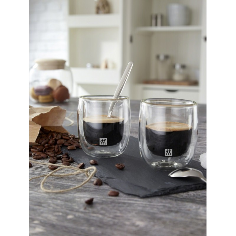 À double paroi Verres à café, ChangM Espresso Tasses à café à