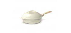 Fabuleuse Poêle Anti-Adhésive 8 en 1 28 cm Blanc Meringue 4,5L