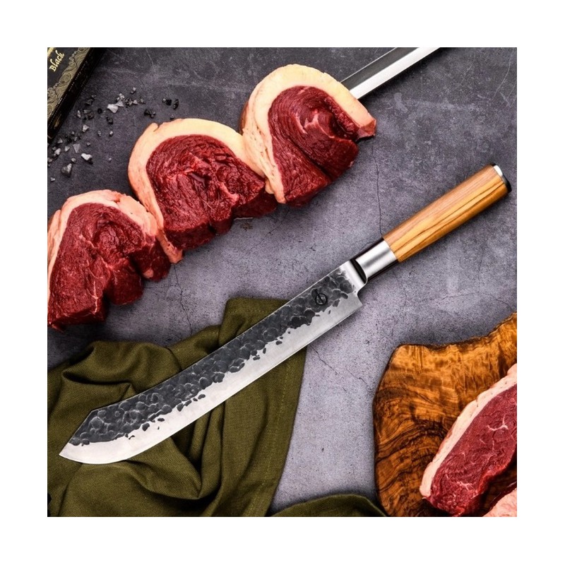 Couteaux à steak 12 pieces acier inox 22 cm lame 12 cm lave-vaisselle  couteau a steak couteau steak couteau viande couteau a viande : :  Cuisine et Maison