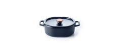 Nori Cocotte Fonte Ovale 5,5 L Noir (31 cm)