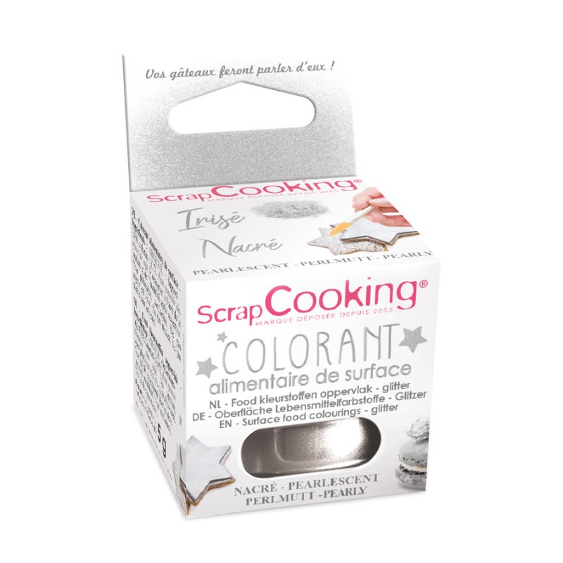 Scrapcooking - Colorant Alimentaire de Surface Or 5 g - Les Secrets du Chef