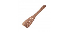 Spatule Large Perforée en Bois d’olivier 32 cm