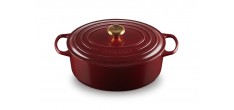 Cocotte Fonte Signature Ovale 6,3 L Rouge Rhône (31 cm) 