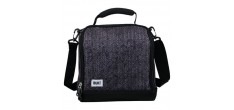 Lunch Bag Isotherme Bleu Foncé et Noir 8 L 