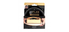 Kit Flan Pâtissier Ju Chamalo Cercle Perforé 16 cm + Cercle Découpoir Inox 