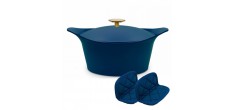 Incroyable Antikleef Braadpan 24 cm Blauwe Bosbes 4,5 l