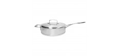 Silver 7 Sauteuse Basse Inox 28 cm 4,75 L avec Couvercle