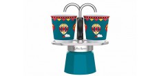 Winter Wonderland Mini Express Cafetière 2 Tasses + 2 Tasses 