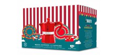 Winter Wonderland Set Moka Express 3 Tasses + 2 Tasses/sous-tasses 