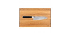 Shun Classic Couteau Kiritsuke 20 cm + Planche à Découper Chêne Offerte 