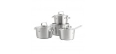 Conical Glas Batterie de Cuisine Inox Set 4 pcs 