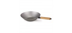 Nomad  Koolstofstaal Wok 31 cm 