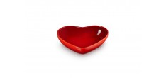 Assiette Creuse Coeur Rouge Cerise en Céramique 20 cm 