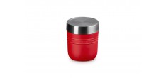 On The Go Lunch Box Isotherme Inox Ronde 500 ml Rouge Cerise