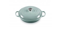 Campagnard gietijzeren Cocotte 3,5 L Blauw Sea Salt (30 cm)